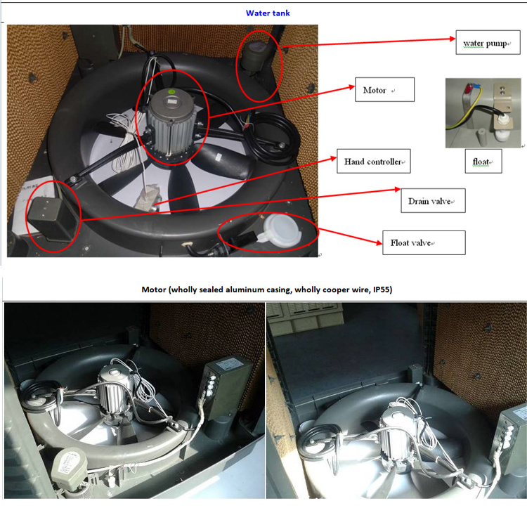 Breeze cheap Air Rooftop Evaporative Air Cooler Fan