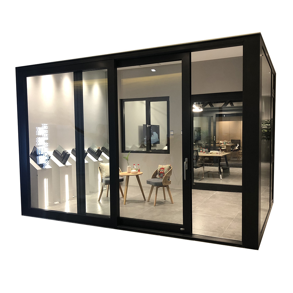 aluminum glazed large lift sliding door with German brand