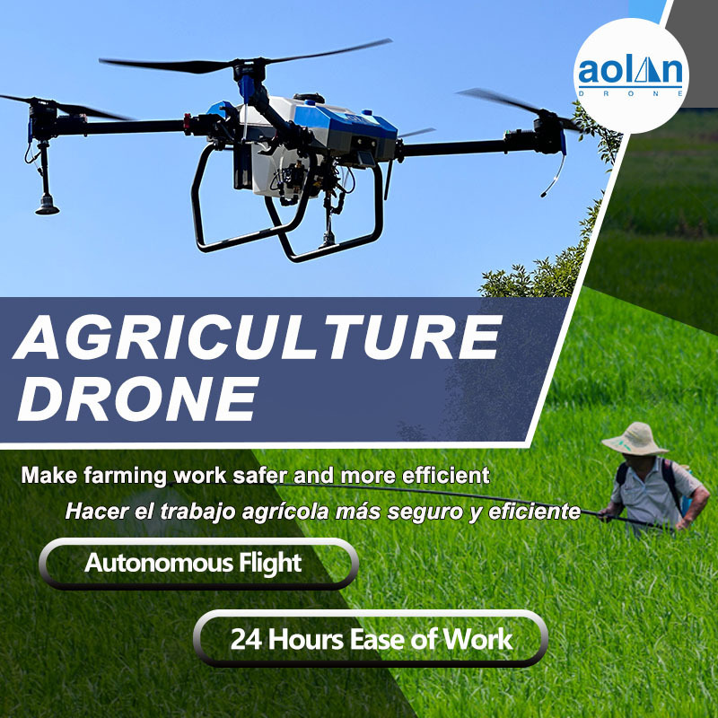 4 axis Agriculture Drone GPS Flying Automatically Agricultural Sprayer Drone with Camera Radar