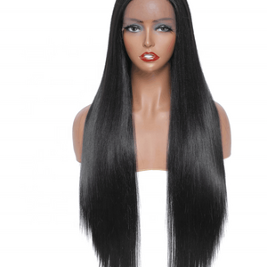 30 Inches long Black Color Japanese Heat Resistant Hair Fiber Wigs Synthetic Hair Synthetic Hair Wigs