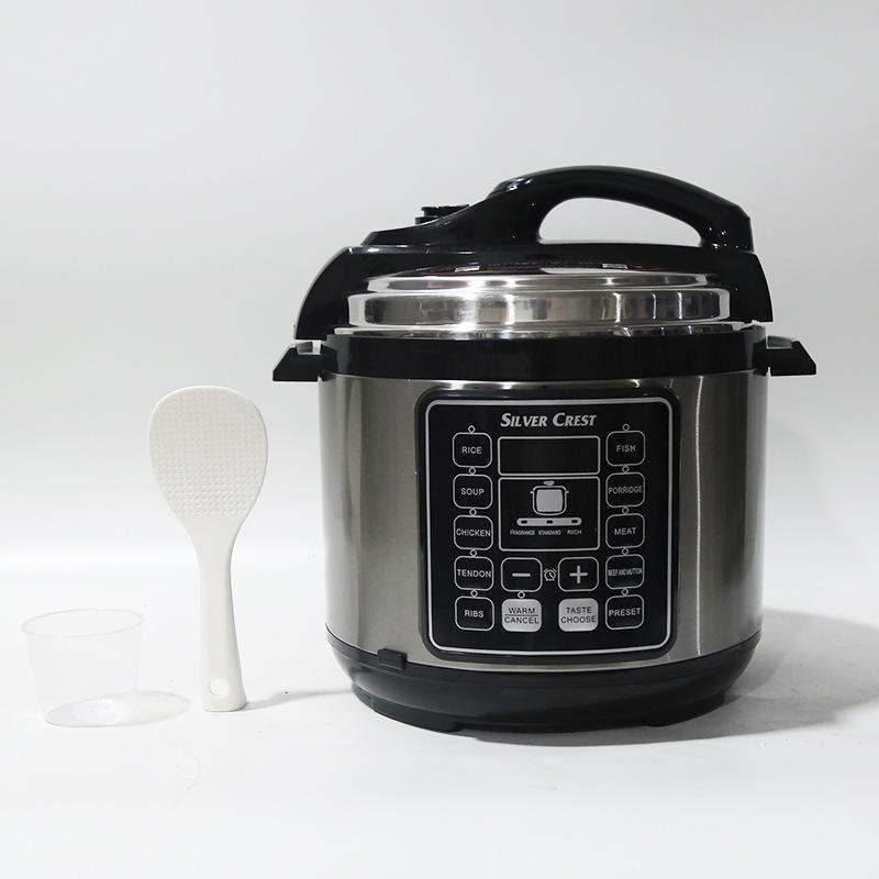 New Design Electric Pressure Cooker 6L Large Stainless Steel Capacity Rice Cooker