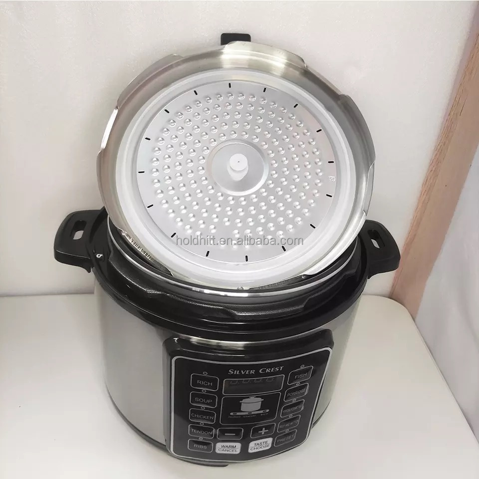 Commerce Big Capacity High Temperature Household Pressure Cooker Stainless Steel Cover Electric Pressure Cooker