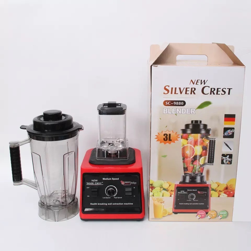 Moulinex Kitchen Sc-1589 8000w 2 in 1 Countertop Professional Table Commercial Mixer Heavy Duty Silver Crest Blender