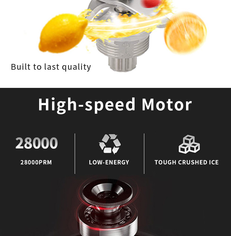 2 in 1 4500w Kitchen Appliances Heavy Duty Commercial Mixer Smoothie Juicer Food Processor Silver Crest Blender Electric Plastic