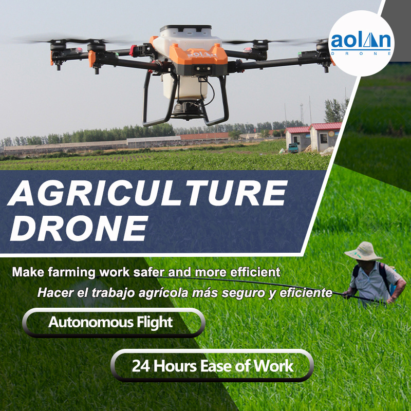 Carbon Fiber Frame A30 Agricultural Spraying Drone,Flying UAV Drone Crop Sprayer Seeder