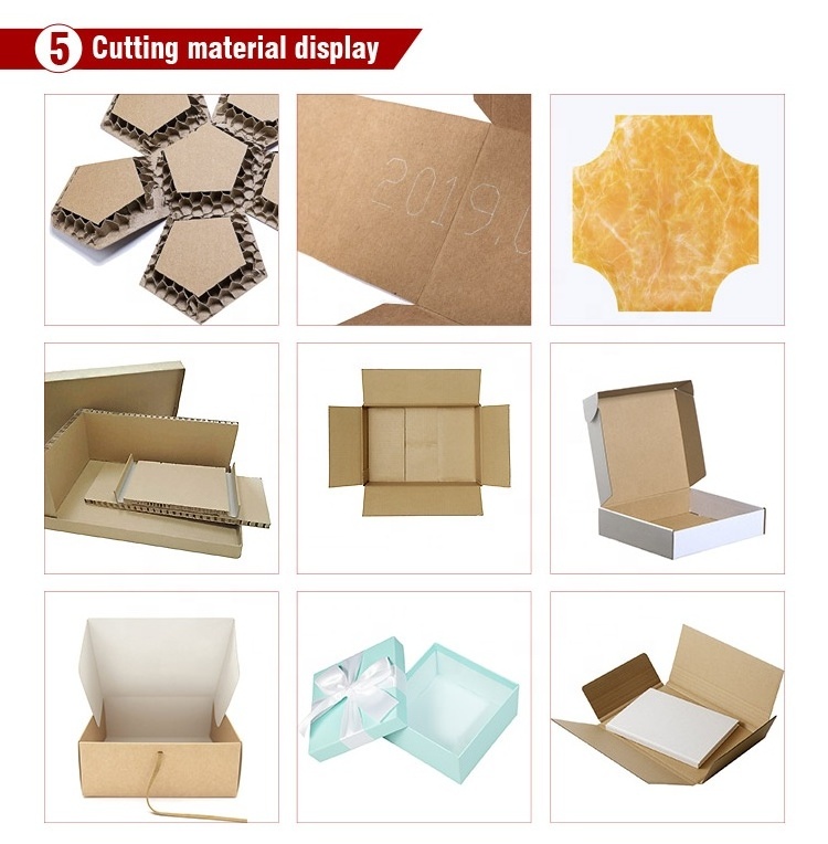 cnc cardboard box carton cutting machine