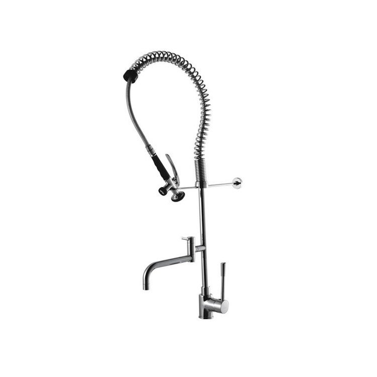 Commercial kitchen spring loaded kitchen sink mixer tap faucets