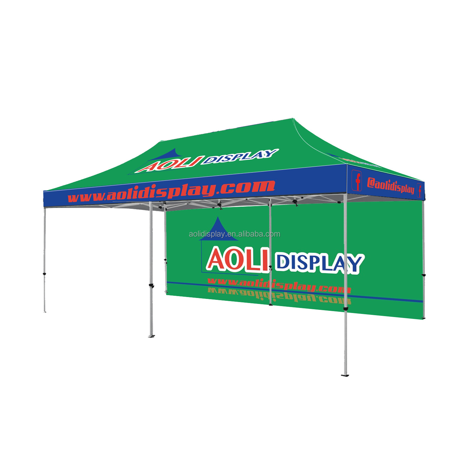 10x20 Canopy Tent/ 10x20 Pop Up Canopy/ Carport Waterproof Outdoor Party Tent with Removable Walls and Wheeled Bag