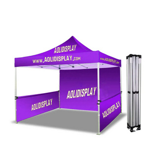 AOLI Folding 10x10 10x15 10x20 Canopy Gazebo Waterproof Custom Printing Aluminum Trade Show Tent Pop Up Commercial Tent Canopy