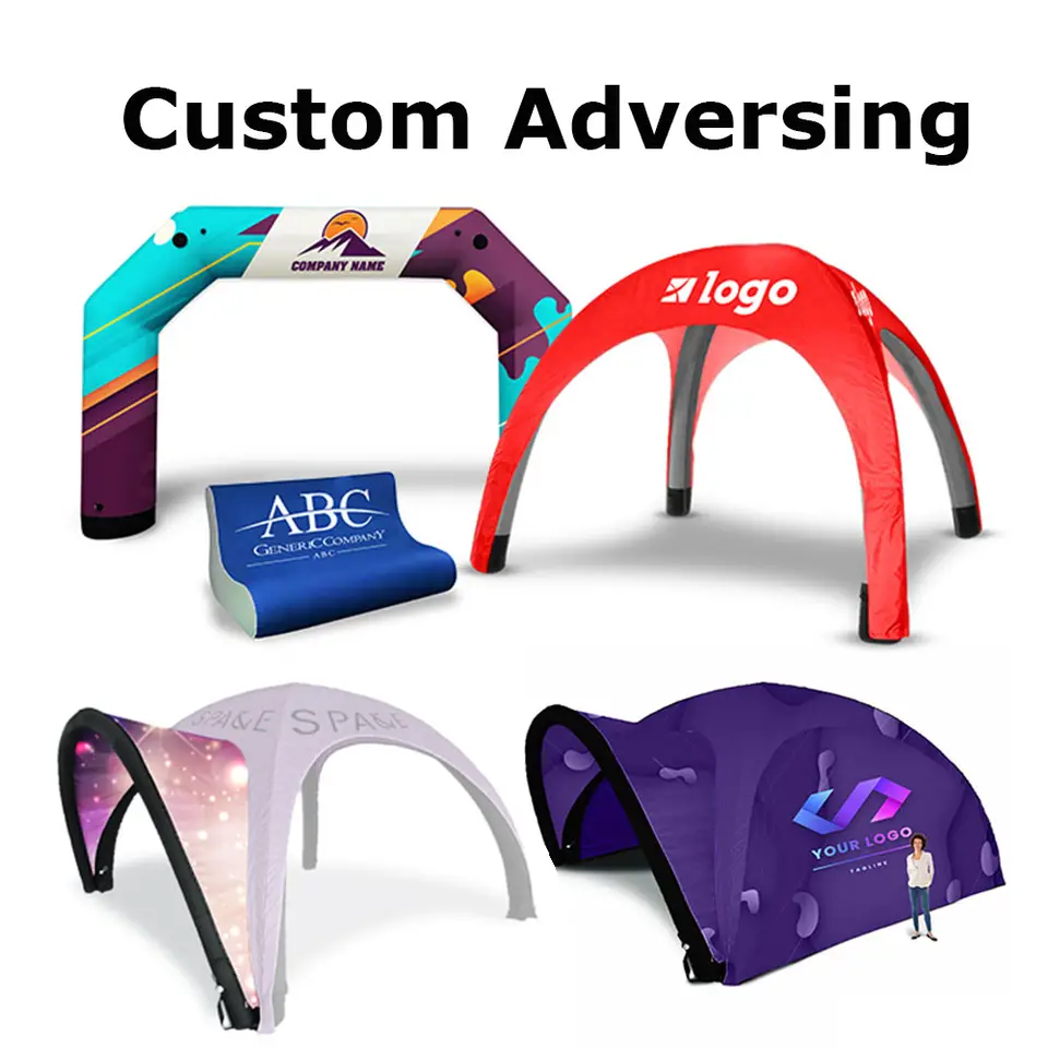 Hot Sal Events Exhibition Sport Air Carpas Inflables Promoted Marque Advertisement Gazebo Inflatable Tent