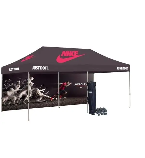 Outdoor 3x3 3x4.5 3x6m aluminium pop up folding gazebo 3x4 commercial heavy duty custom printed advertising gazebo tent