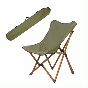 Wholesale Lightweight Portable Folding Camping Moon Chair Heavy Duty Beach and Garden Chair for Park Use