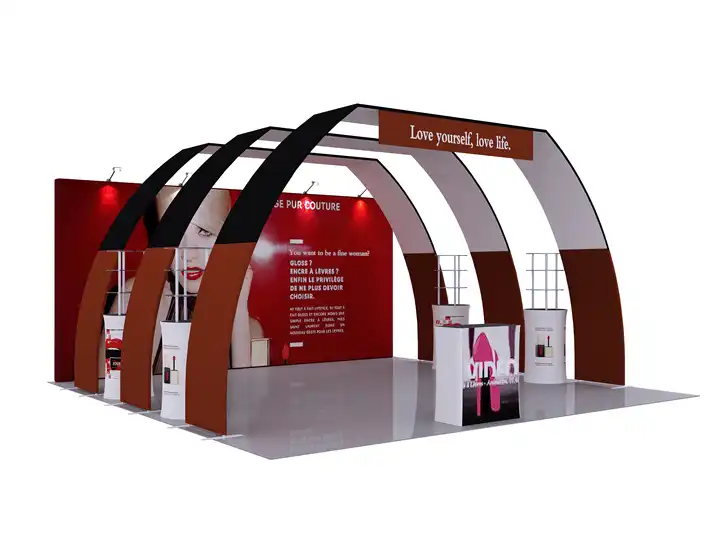 Hot sale 10ft portable trade show standard exhibition booth 3x3 display stands