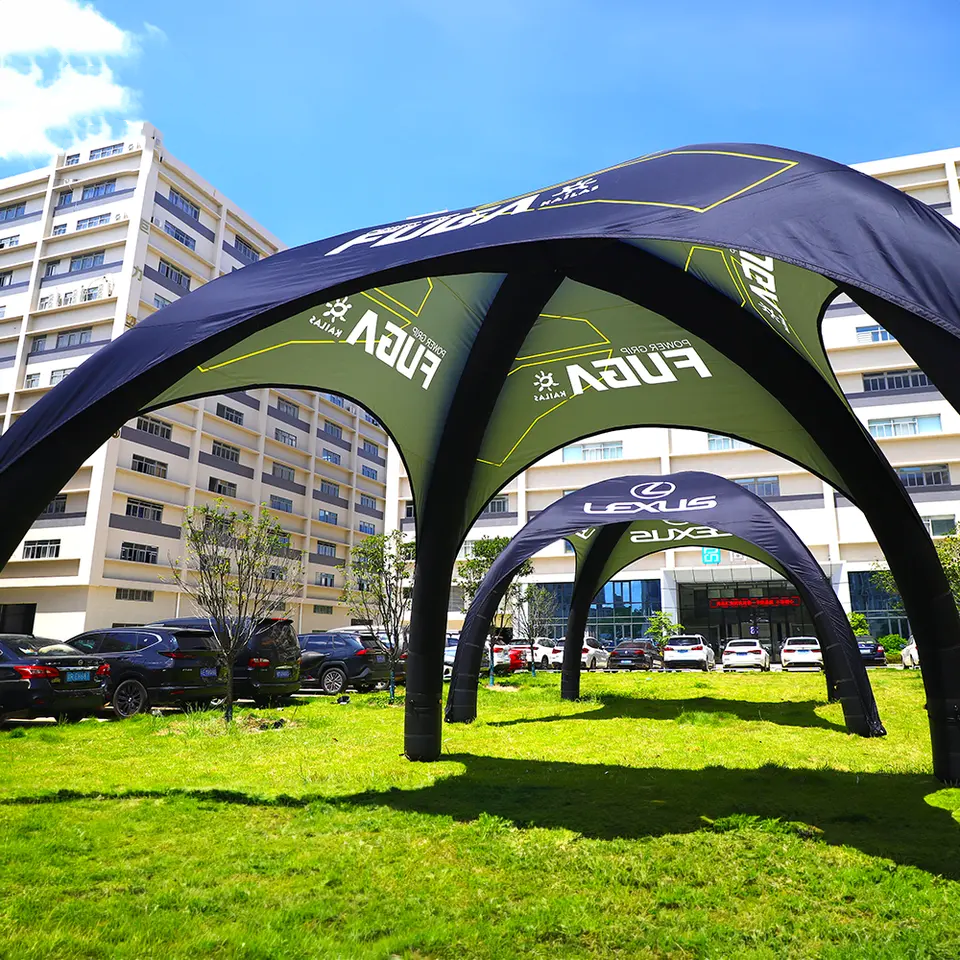 X shape inflatable tent canopy with logo for events 3x3 4x4 5x5 6x6 custom printing marquee canopy for event