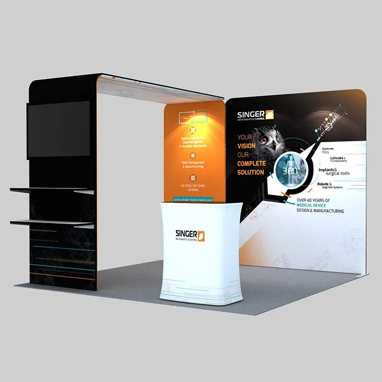 Super Popular Portable Canton Fair Trade Show Display Booth Stand For Exhibition