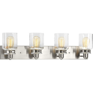 Manufacturer Led Vanity Mirror Lights Wall Sconces 3 Light Brush Nickel Bathroom Glass Bathroom Vanity Lighting