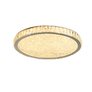 Led Crystal Ceiling Round light simple modern bedroom room living room Lustre ultra-thin ceiling light