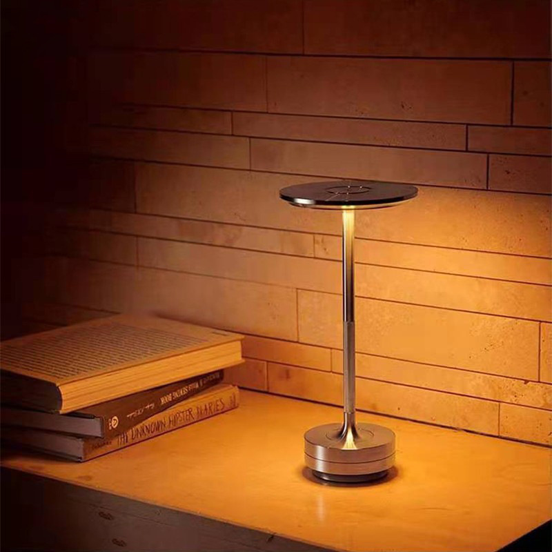 Touch Switch LED bedside Night Lights Chargeable Desk Light Rechargeable usb led table lamp For Restaurant Hotel