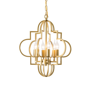 New Gold American Country Style Small Chandelier For Bedroom Dinning Room Creative Home Deco Lighting Fixtures Bedside Luster