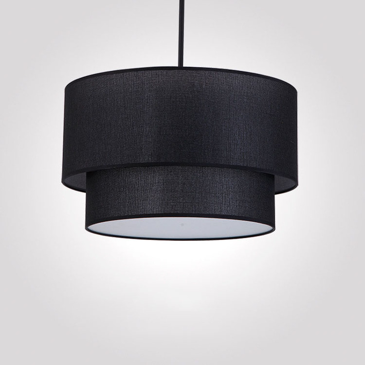 Modern Minimalist Pastoral Style Creative Pendant Light Fabric Lamp Living Room Bedroom Study Dining Room Linen Cloth Chandelier