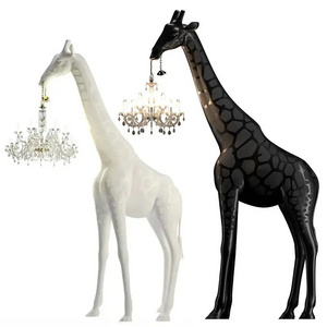 Factory Sale Cheap Large Anime Sculpture Life Size Fiberglass Giraffe Fiberglass Life Size Animal Statues