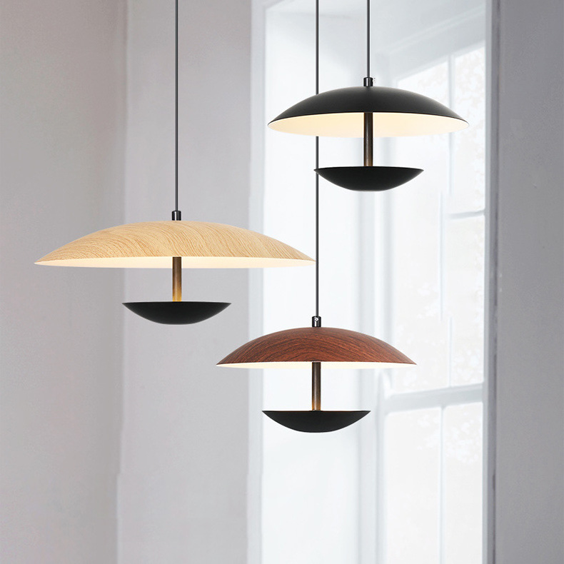 Nordic Danish Designer Modern Style UFO Lamp For Hotel Dining Home decor Hat Chandelier Lamp