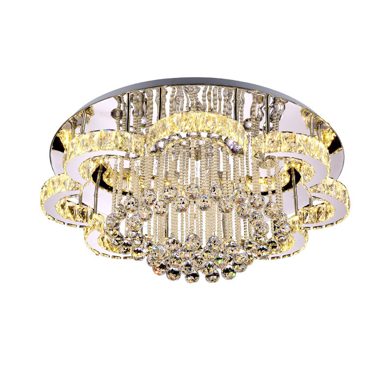 living room led chandelier crystal lights for ceiling lamp modern decoration hanging light india