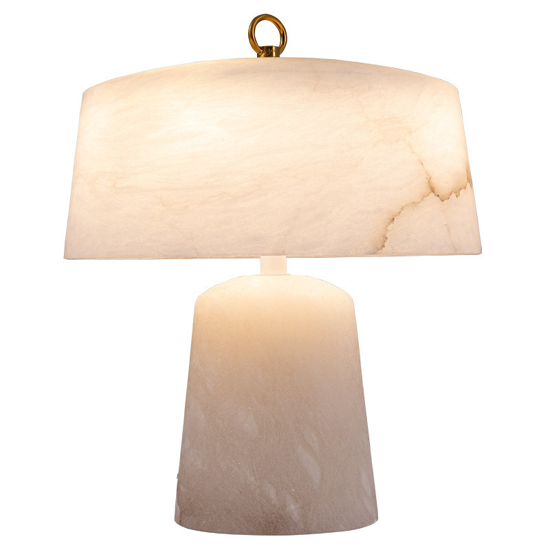 New Design Color Simple Style Marble Mushroom Desk Lighting Best Sellers Product Alabaster marble table Lamp