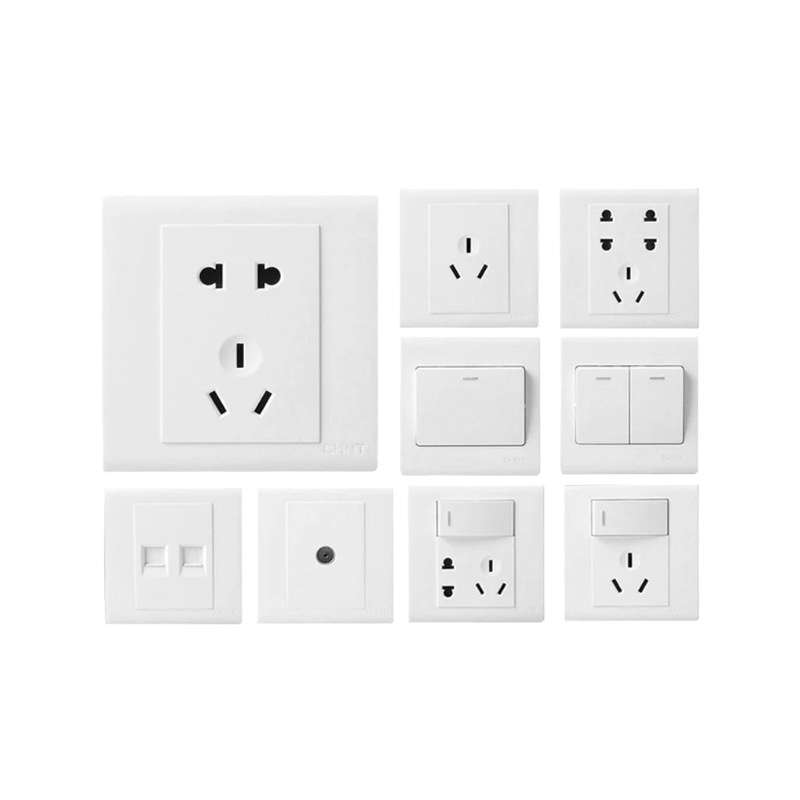 chint wall switch  And Socket Electric Interruptor Light Switch