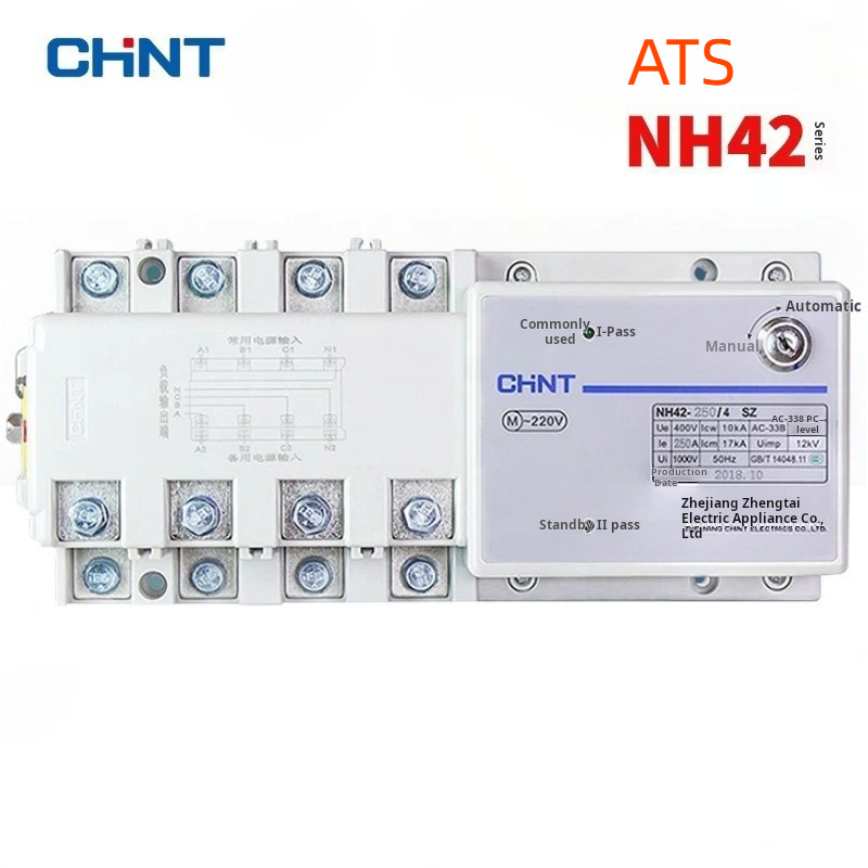 Chint Automatic Transfer Switching PC lever 3pole  4 Pole Ats 630a Automatic Transfer Switch