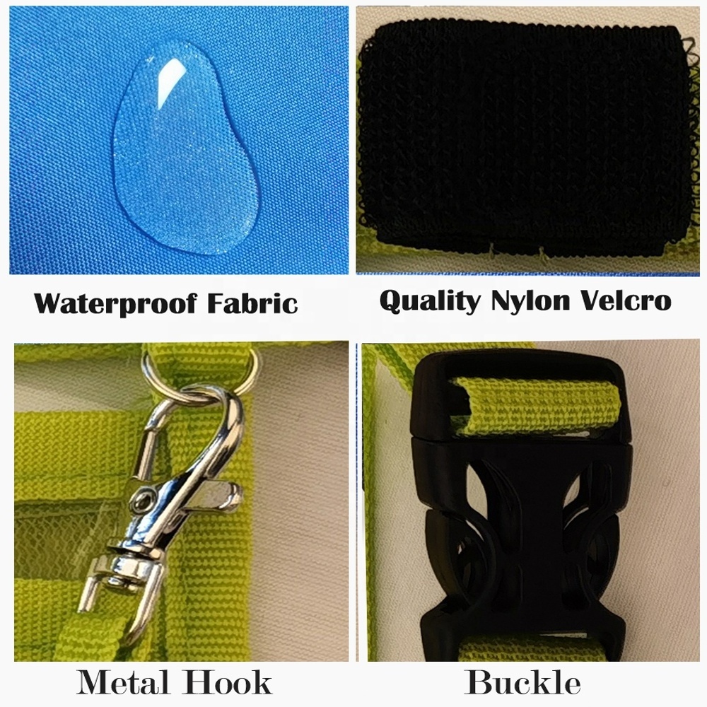 Wholesale Practical PVC Clear Medical Fanny Pack Nurse Organizer Bag with Functional Pockets for Men Women