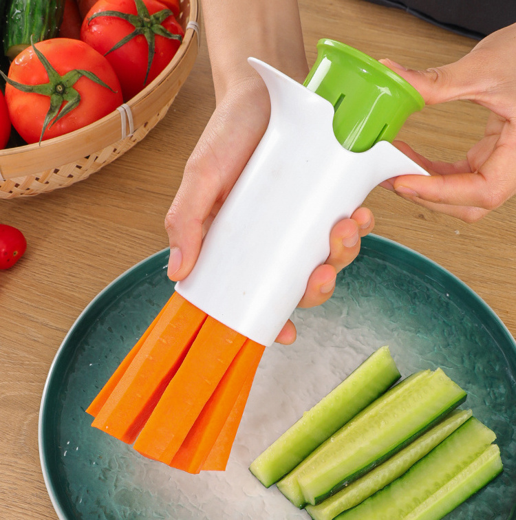 Hot Sale  Multi-function Kitchen Fruit and Vegetable Chopper Slicer Cutting Tools  Sushi  Cucumber Cutter Slicer