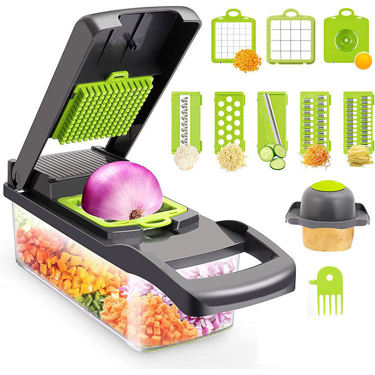 Wholesale Multi-functional  Amazons Manual Kitchen Gadgets Accessories Potato Grater Salad Vegetable Cutter Slicer