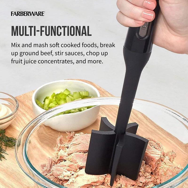 Hot Sale Meat Mix Grinders Chop Masher Plastic Kitchen Utensil Fruit Potato chopper Ground Beef Masher