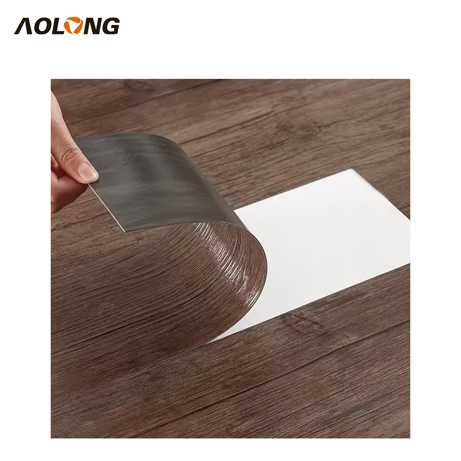 AOLONG Vinyl  Flooring Manufacturer Custom Plastic SPC and Pvc Flooring Peel And Stick or Glue Down Vinyl Flooring