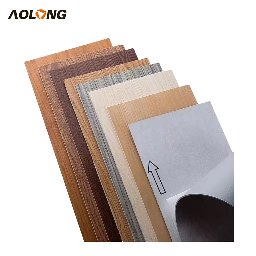 AOLONG Vinyl  Flooring Manufacturer Custom Plastic SPC and Pvc Flooring Peel And Stick or Glue Down Vinyl Flooring