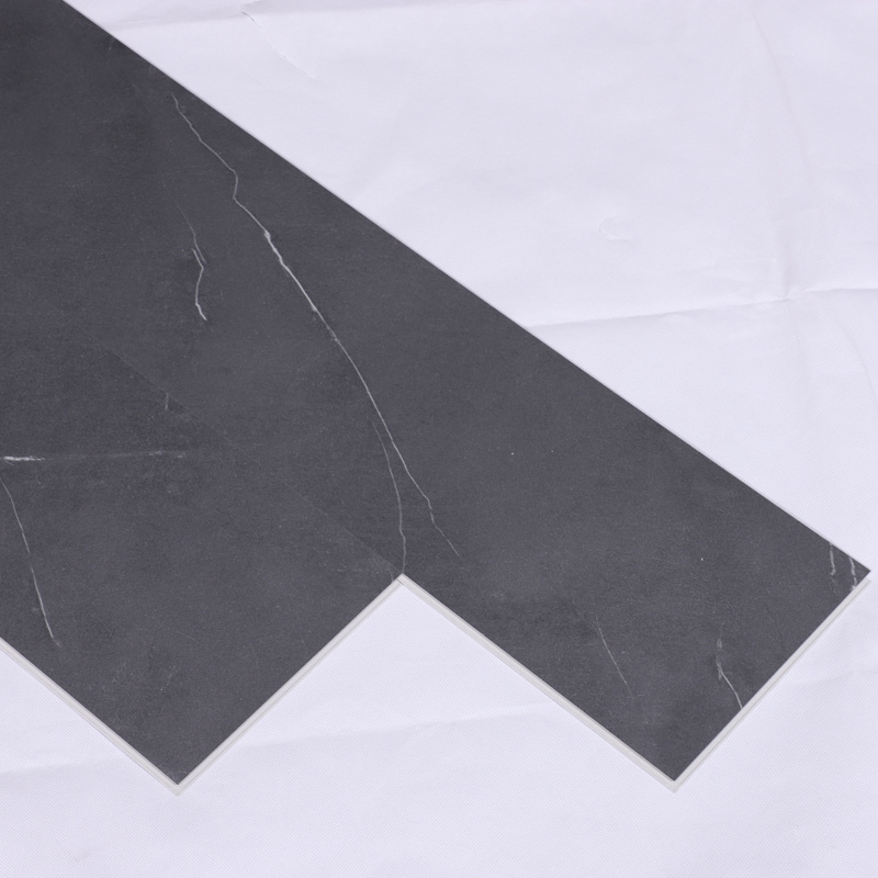 AOLONG Interior Exterior Impermeable Cristal Negro Lujo Vinilo 3.7mm 4mm 5mm SPC Pisos de plastico SPC Vinyl Flooring