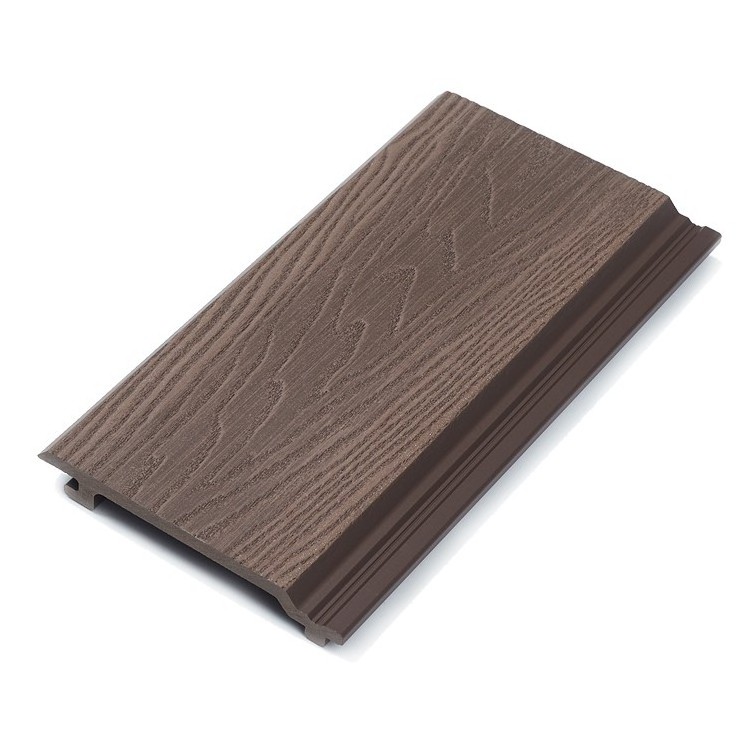 High Quality Modern WPC Wood Grain 3D Embossed Wall Panel New Design Wood Facade Top Supplier Good Price Board S148-21A