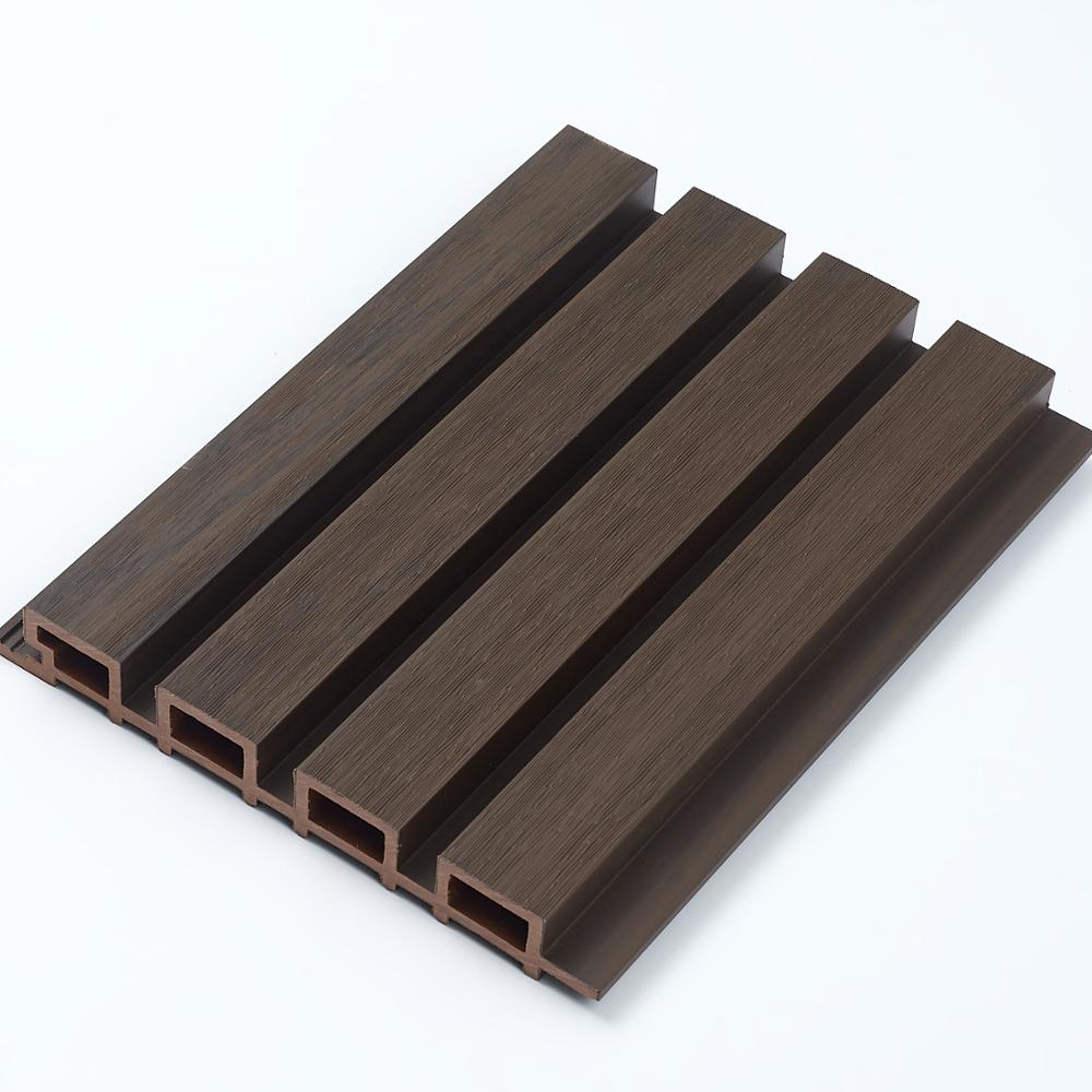 Wood Facade Co-extrusion WPC Exterior Wall Cladding WPC Great Wall Panels Decorative Wood Plastic Composite Wall Board