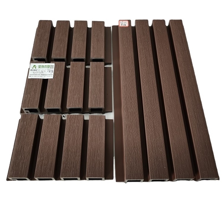 Wood Facade Co-extrusion WPC Exterior Wall Cladding WPC Great Wall Panels Decorative Wood Plastic Composite Wall Board