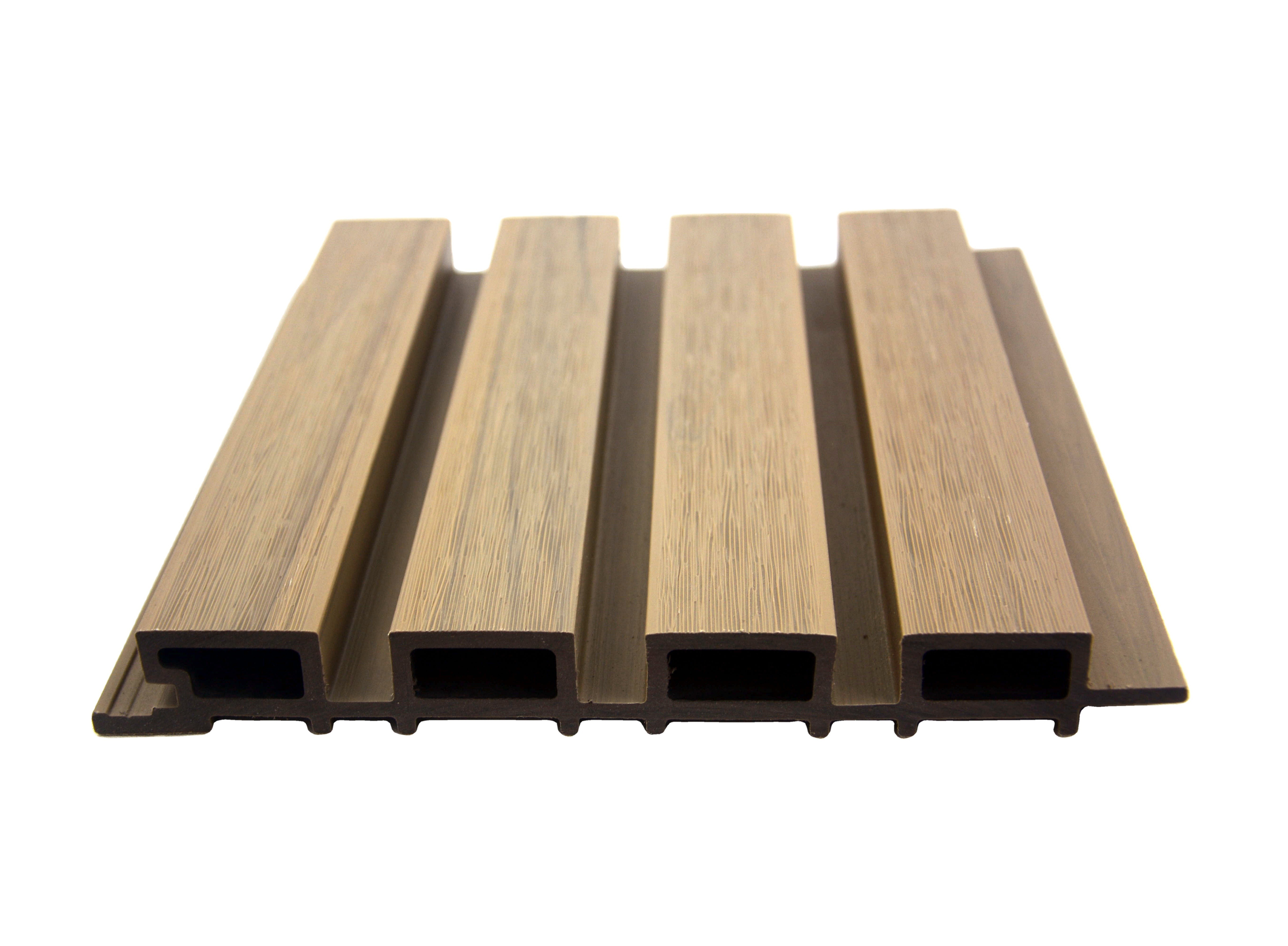 co-extrusion plastic wood wpc wall panel outdoor wpc louvers wood cladding wall panel