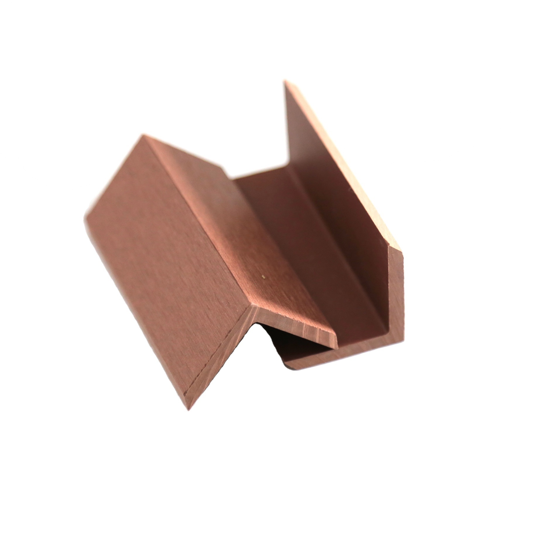 WPC 41*41mm Skirting Board Edge Banding End Cover for Composite Outdoor Decking Engineered Flooring Covering Solution