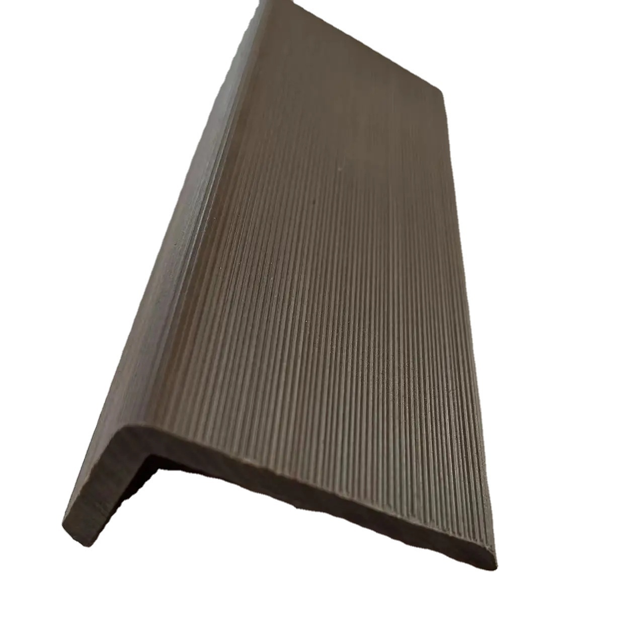 Co-Extrusion WPC Outdoor Wall Cladding Used End Capping WPC Decking Corners Wood Plastic Composite Outdoor Wall Panel Edge