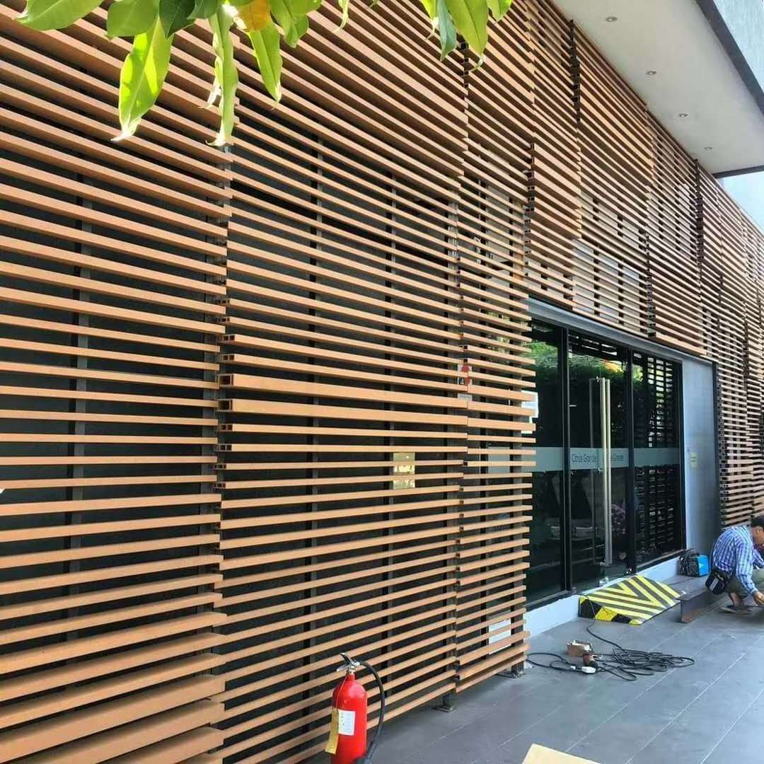 WPC wall cladding wood plastic composite plank 219*26 decoration