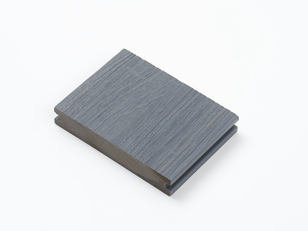 Anti-slip outdoor wpc composite wood Solid co-extrusion deck tiles 140*23mm engineered flooring