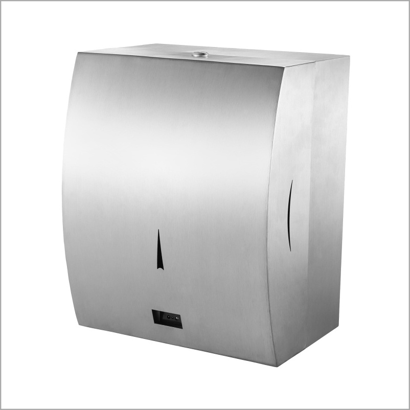 Stainless steel waterproof paper towel holder,automatic sensor paper towel dispenser