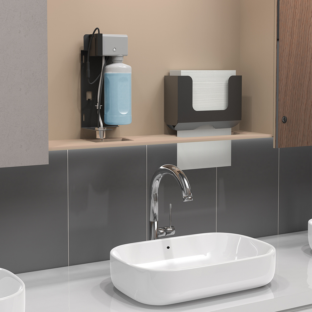 New Arrival Automatic Soap Dispenser Touchless With Mirror Cabinet Dedicated Wall Mounted Soap Dispenser