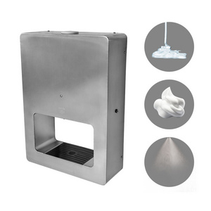 Commercial countertop stainless steel automatic foam soap dispenser 3L sensor spraying alcohol dispenser