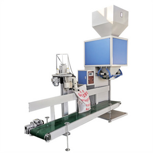 Rice Rationed vertical Packing Weigher Pet Food Rice Bag Weighing wood pellet feed filling Packing sewing Machine