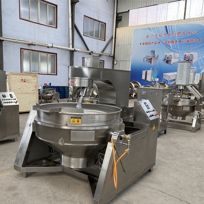 AOLS Big Cooking mixer machine Nuts Roasting Frying Processing Machine cashew nut roasting machine